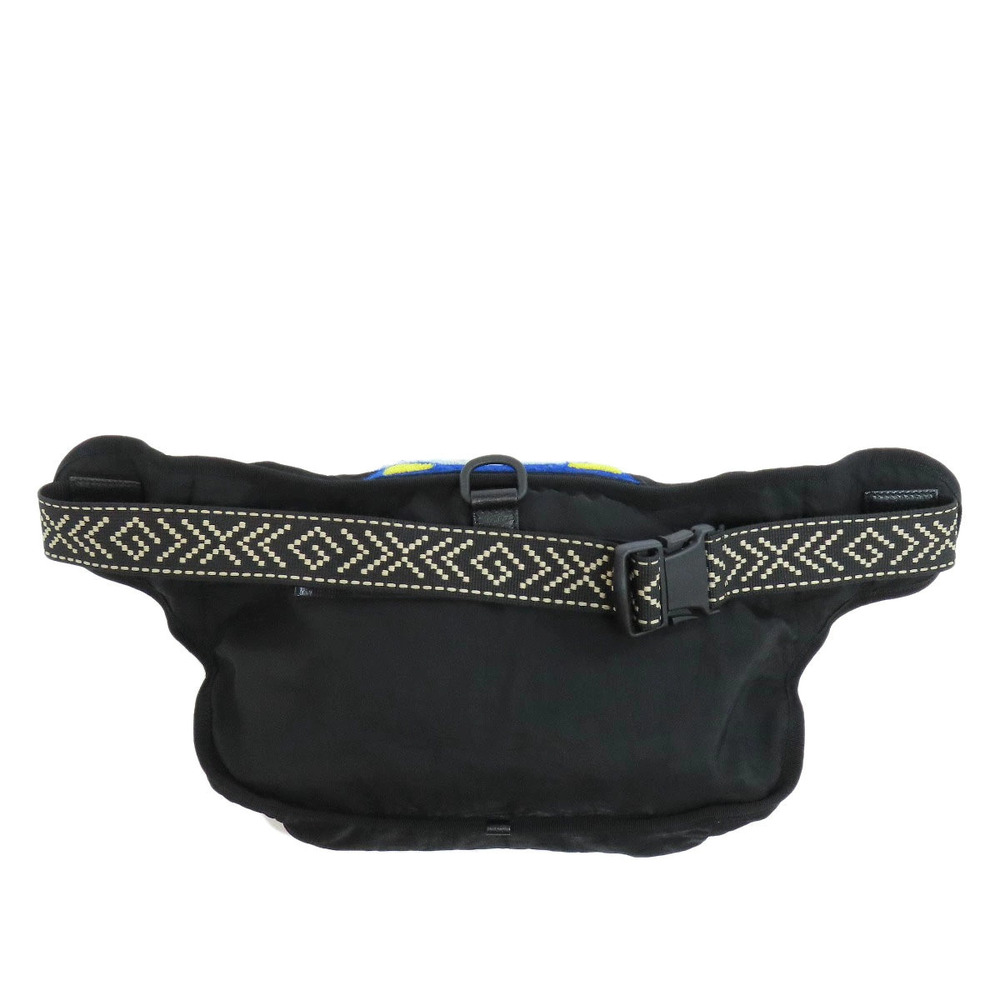 Gucci Crossbody Patch Body Belt Terrycloth Bag Bum Black